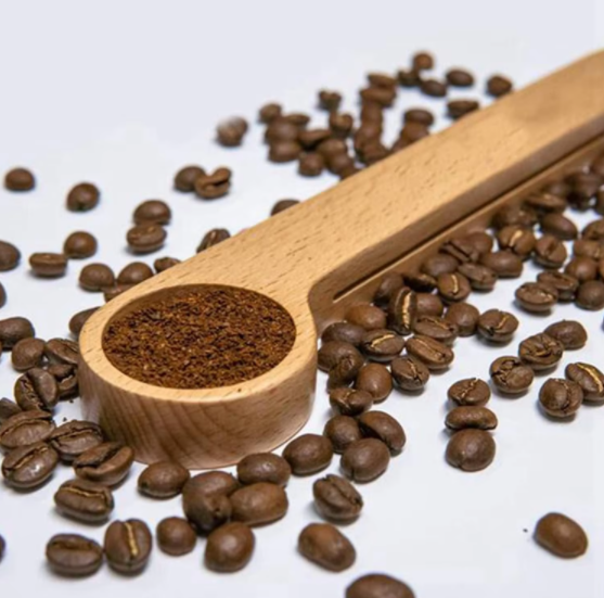 KITCHEN TOOL 002 Eco-friendly Modern Simplicity Kitchen Baking Measuring Spoon Food Bag Sealing Clip Small Wooden Coffee Bean Portable Coffee Tea